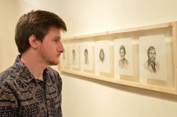 Students, and Alumni Showcase Their Drawings at Downtown Exhibition