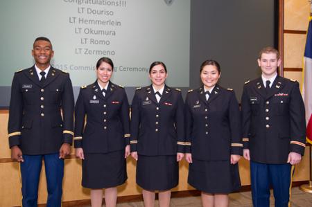 Islander Battalion Cadets Transition to Second Lieutenant during their Commissioning Ceremony