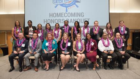 University Honors Outstanding Alumni, Athletes at 2016 Homecoming Honors Banquet
